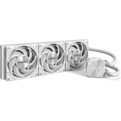 VENTILADOR MONTECH HYPERFLOW SILENT 360 3100RPM ARGB-FREE LGA115X / 1200 / 20XX / 1700 / 1851 / AM3 / AM4 / AM5 COOLING FAN (WHITE) | SKU FAN-HS360W - FAN
