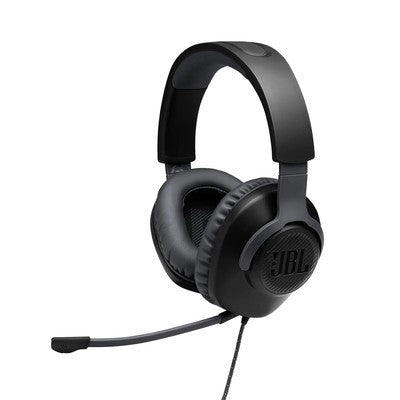 HEADPHONE JBL QUANTUM 100 WIRED OVER-EAR GAMING HEADPHONES BLACK LARGE