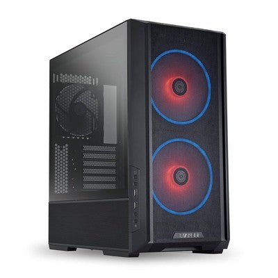 Case Gamer Lian Li Lancool 217 Genuine Walnut Wood With 5 Pre-Installed Pwm Fans 2X170Mm, 2X120Mm & 1X140Mm, Flexible Ps
