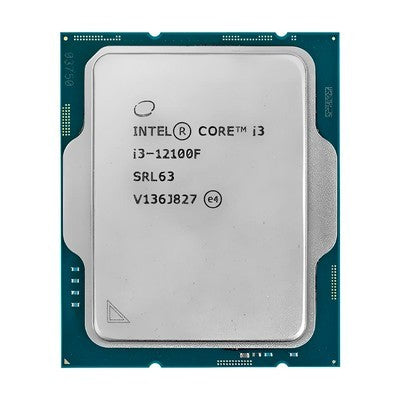 PROC. INTEL I3-12100F (SIN VIDEO) 3.30GHZ 4 NUCLEOS 12MB CACHE LGA1700 DDR4 3200/DDR5 4800 UHD GRAPHICS 730 BX8071512100F GARANTIA 12 MESES