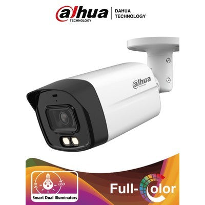CÁMARA DE SEGURIDAD FULL COLOR DUAL LIGHT AUDIO 4K ULTRA HD 8MP (BULLET)