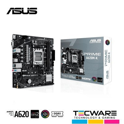 MAINBOARD ASUS PRIME A620M-K RYZEN AM5 DDR5 MICRO-ATX