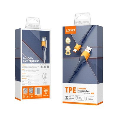 CABLE LDNIO LS802 2M 30W USB-IPH