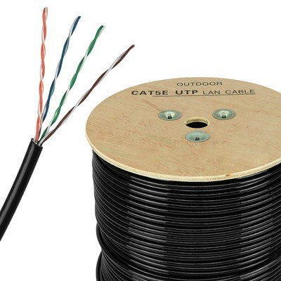 Cable Cat 5E (Utp) Chaqueta Exterior Negro