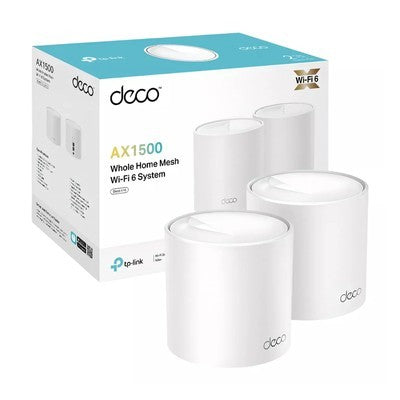 Sistema De Malla Tp-Link Deco X10 2-Pack Sistema Wifi De Maya Ax1500 120 Disp. Conectados 2 Ptos Gigabit