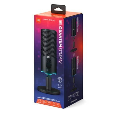 MICROFONO JBL QUANTUM STREAM MICROFONO CON CABLE USB TYPE-A USB TYPE-C 3.5MM -   JBLQSTREAMBLKAM