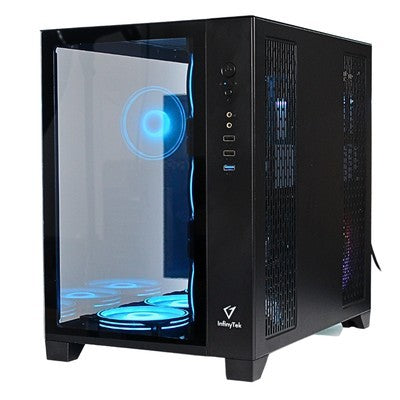 Case Gamer Infinytek Full Tower Super Atx Angel Warrior (Dragon Fire) 2 Usb 2.0 1 Usb 3.0 Plug Microfono Plug Headphone 