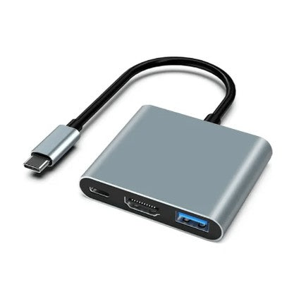 Hub Env 3 En 1 Tipo C Pd 65W Type C 3-In1 Hub