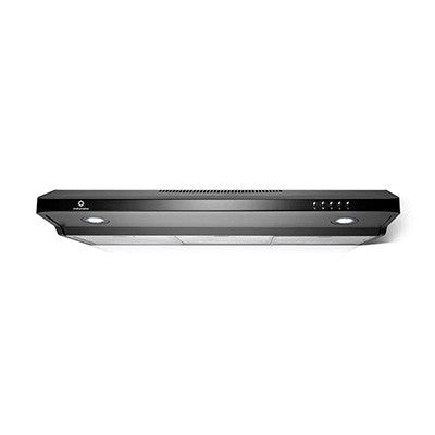 CAMPANA EXTRACTORA 90CM NEGRO 260W