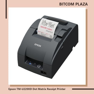 Tm-U220Iid-052 Ethernet /Matricial / Cortador Manual/ Color Negro