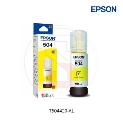 TINTA EPSON T504420 YELLOW L4150 / L4160 / L4260 / L6161 / L6171 / L6191 / L6270 / L14150 70ML