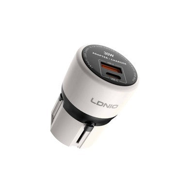 Cargador Ldnio Q2319 Gan 30W + Cab Tc-Tc