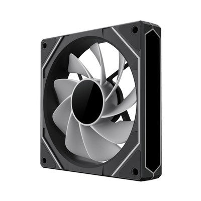 Ventilador Pc Gamemax Fn12A-S8I-R Black 12Cm Argb Int/Ext Efecto Infinito Aspa Invertida 5V 3Pin (M/F) 4Pin Pwm (M/F) Au