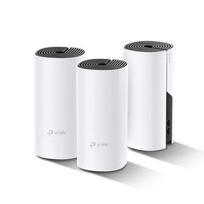 EXTENSOR MALLA TP-LINK DECO M4 3 PACK GIGABIT AC1200 DUAL BAND 2.4GHZ: 300MBPS Y 5GHZ: 867MBPS MU-MIMO 370M² 100 DISPOS. ALEXA GARANTIA12 MESES
