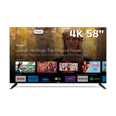 SMART TV RCA 58” 4K UHD GOOGLE TV MANDO DE VOZ DOLBY ATMOS/VISION 58UHDRC GARANTIA 24 MESES