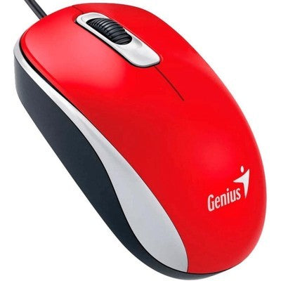 Mouse Genius Dx-110 G5 Rojo 3 Bot. Dpi 1200 Usb Garantia 12 Meses
