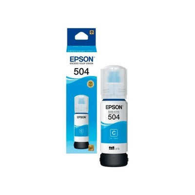TINTA EPSON T504220 CYAN L4150 / L4160 / L4260 / L6161 / L6171 / L6191 / L6270 / L14150 70ML