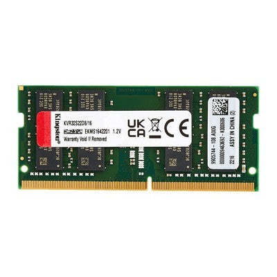 MEMORIA RAM 16GB DDR4 3200MHZ KINGSTON SODIMM KVR32S22D8/16 GARANTIA 12 MESES
