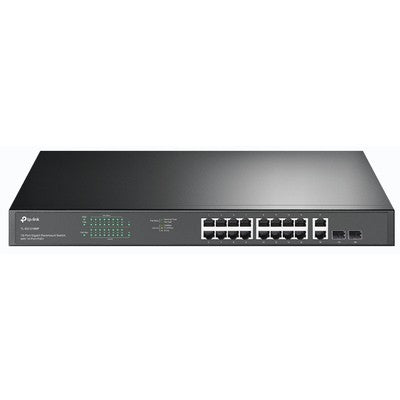 Switch Tp-Link Tl-Sg1218Mp 16 Puertos Gigabit Poe (250W) + 2*Uplink Gigabit, 2*Sfp, Poe Hasta 250M Plug & Play Rack Meta
