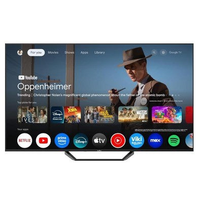 SMART TV XTRATECH 65" 4K UHD QLED GOOGLE TV MANDO DE VOZ WIFI BT CHROMECAST DOLBY ATMOS CONTROL PARENTAL ANDROID 14 X65E25 GARANTIA 24 MESES
