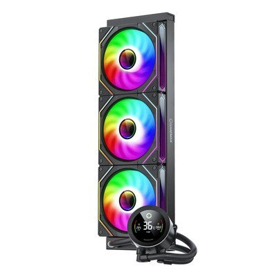 Refrigeracion Liquida Gamemax Iceburg 360 Digital Bk Argb Fan 3*12Cm , Digital Display To Temperature, Intel Lga1700/136