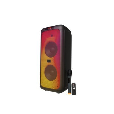 Parlante Klip Xtreme Kls-662 Bt 5.0 3000W Tws Luces Led 2*8" Graves, 1*1.5" Agudo, 9H Con Luces Y Hasta 22 Sin Luces, In
