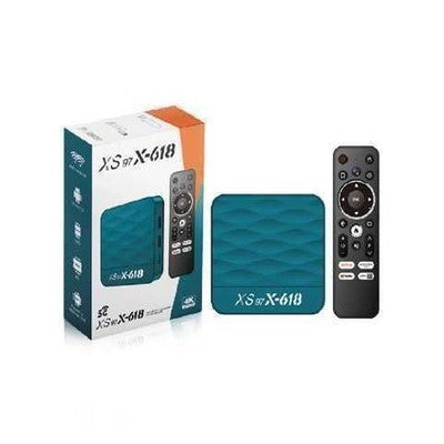 Tv Box Xs97 X-618 4K Wifi 2.4/5G Bt 5.0 4Gb Ram 32Gb Alm. Pre-Instalado Xupertv Android 12 Garantia 12 Meses