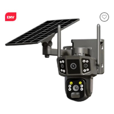 CÁMARA DE SEGURIDAD ENV SOLAR GUARDIAN PRO IP CAMERA DUAL LENS SOLAR PANEL