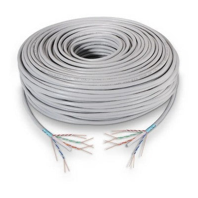 Rollo De Cable - Utp Conexxis Cat6 305M 050Mm 80Cca 20Cu 24Awg Gris