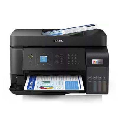 Impresora Epson L5590 Multifuncion Con Sistema De Tinta Continuo Original Wi-Fi Y Ethernet Pantalla Adf De 30 Hojas- C11