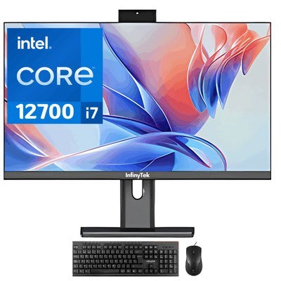 Aio Infinytek (Genesis 7) 273Aiopc Intel Core I7-12700 (12Va) Ram 16Gb Ssd 1Tb No Dvd Freedos 27" (Giratoria 180°) Fhd C