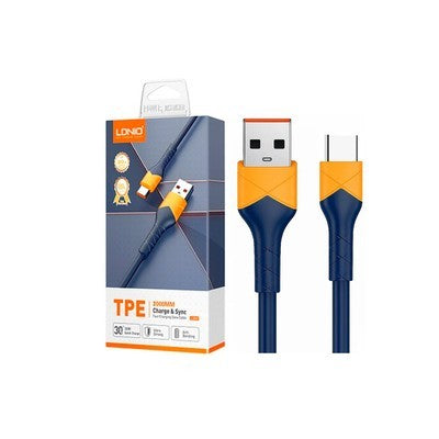 CABLE LDNIO LS802 2M 30W USB-TC