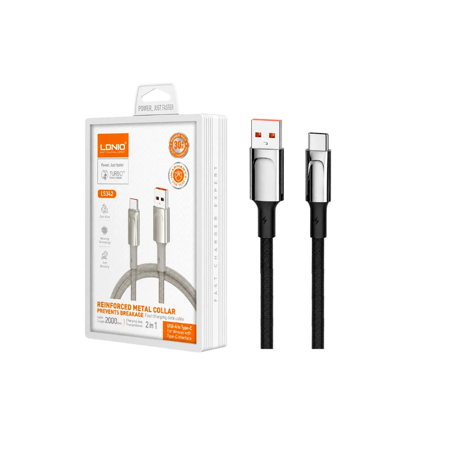 CABLE LDNIO LS342 2M 50W USB-TC