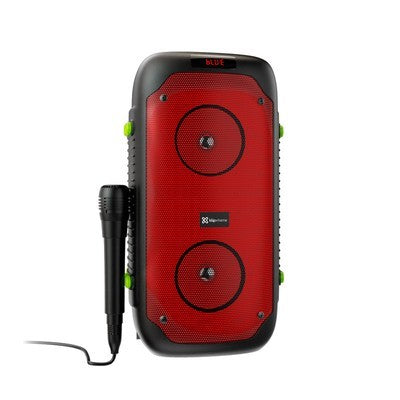 Parlante Klip Xtreme Kls-100 Bt Tws 80W Rms Black 5V/1A Recargable Efectos Luces Led Incl. Microfono Garantia 12 Meses