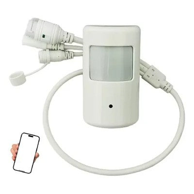 CÁMARA DE SEGURIDAD OCULTA TIPO SENSOR DE MOVIMIENTO CON AUDIO