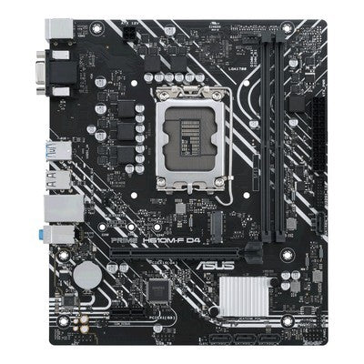 MBO ASUS H610M-F-D4 LGA 1700 12TH & 13TH & 14TH GEN M-ATX DDR4 3200 PCIE 4.0, M.2 32GBPS, REALTEK 1GB ETHERNET USB 3.2 GEN 1 GARANTIA 12 MESES