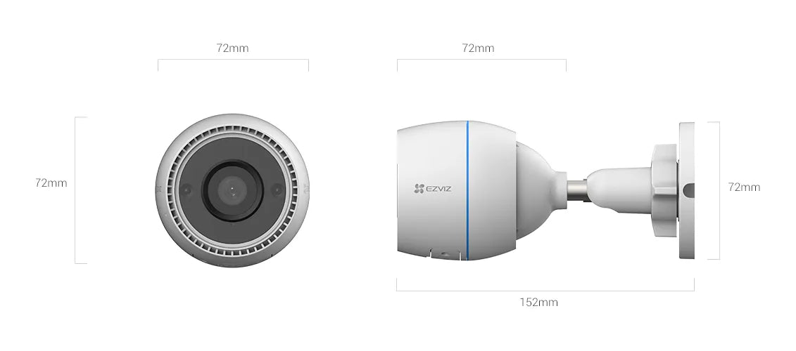 CAMARA SMART EZVIZ C3TN 1080P FHD H.265 DETECCION DE MOVIMIENTO
