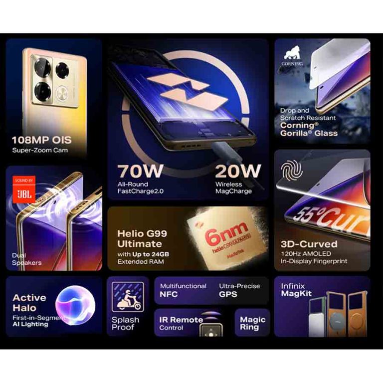 CELULAR INFINIX NOTE 40 PRO 8GB + 8GB