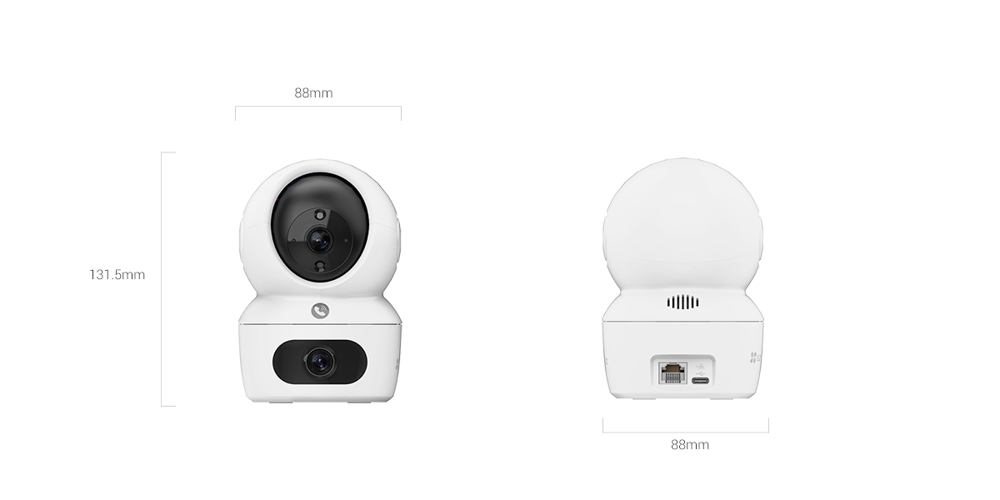 Cámara Smart EZVIZ H7C Dual 2K modelo CS-H7C-R100-8G44WF