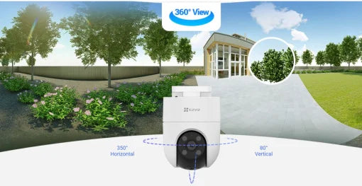 Cámara Smart EZVIZ H8C Pro 2K 360° (modelo CS-H8C-R200-1K3WKFL)