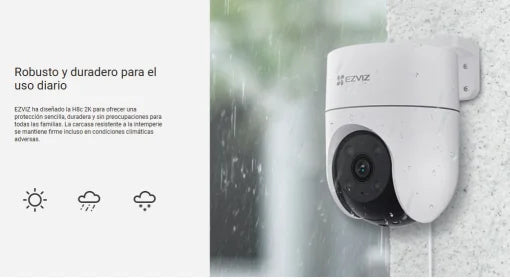 Cámara Smart EZVIZ H8C Pro 2K 360° (modelo CS-H8C-R200-1K3WKFL)
