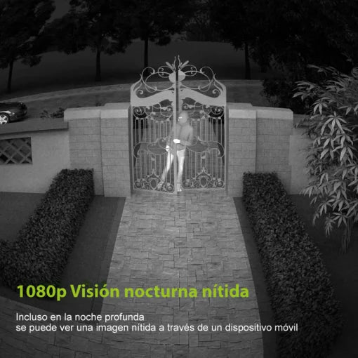 Cámara Smart Wi-Fi AJ-54 Full HD 1080p/ 2 luces LED + infrarrojo / Detección de movimiento