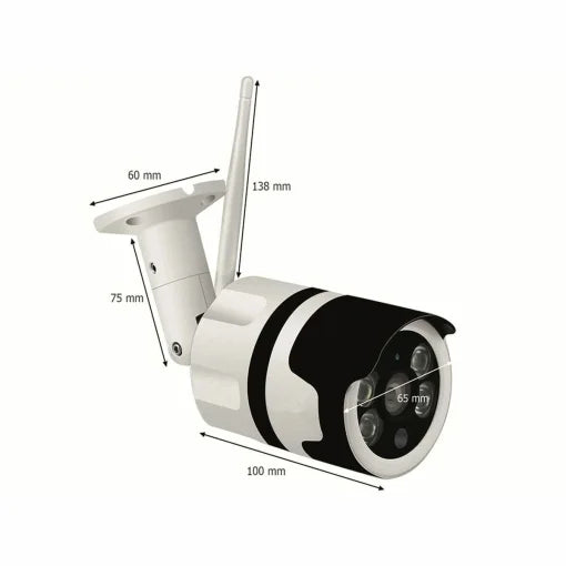Cámara Smart Wi-Fi AJ-54 Full HD 1080p/ 2 luces LED + infrarrojo / Detección de movimiento