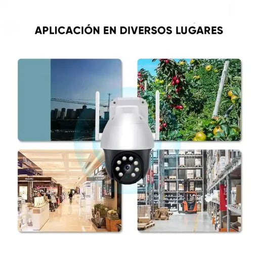 Cámara Smart Wi-Fi HY QC2 Full HD 1080p / Lente 3MP / LEDs + infrarrojos / Seguimiento de movimiento humano