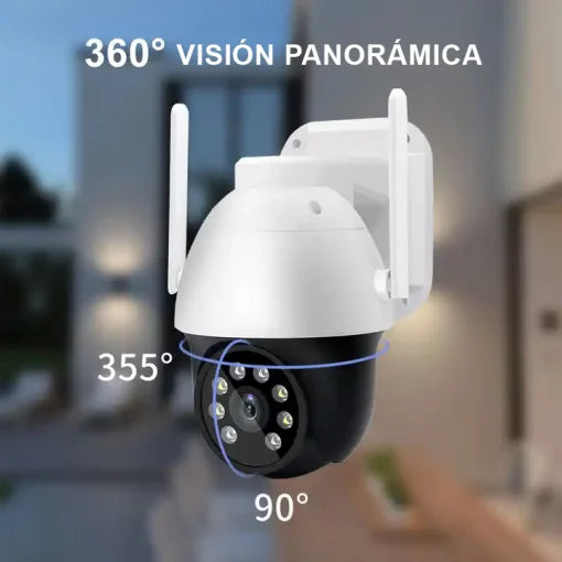 Cámara Smart Wi-Fi HY QC2 Full HD 1080p / Lente 3MP / LEDs + infrarrojos / Seguimiento de movimiento humano