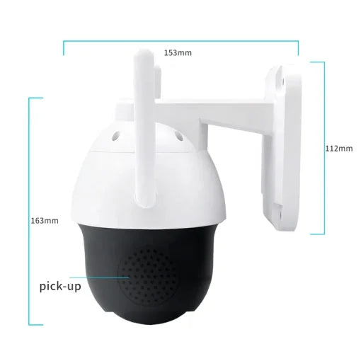 Cámara Smart Wi-Fi HY QC2 Full HD 1080p / Lente 3MP / LEDs + infrarrojos / Seguimiento de movimiento humano