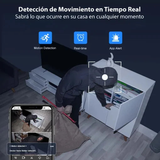 Cámara Smart Wi-Fi QC9 de 3MP
