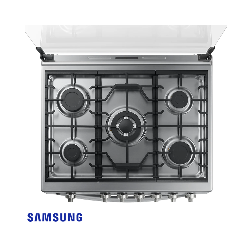 Cocina a Gas Samsung 5 Quemadores Acero Inoxidable