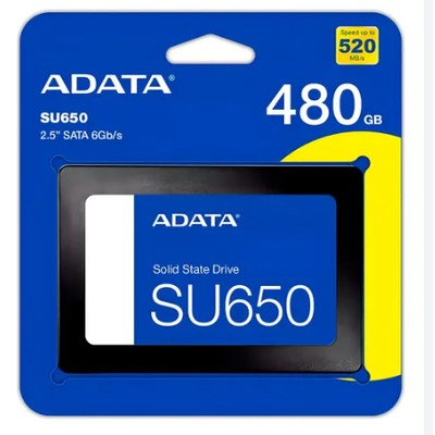 DISCO SSD 2.5 ADATA  U650 NAND 3D SATA 6 ADSSDU650SAT480