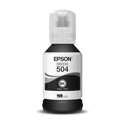 Tinta Epson 504 127Ml Negra Impr L4260 L4150 L4160 L6161 L6171 L6191